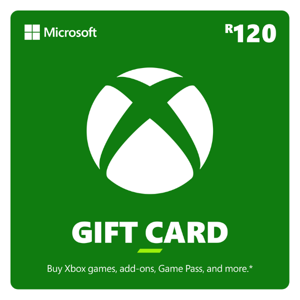 Xbox Gift Card R120 ZAR (Redeemable in South African Xbox Store)