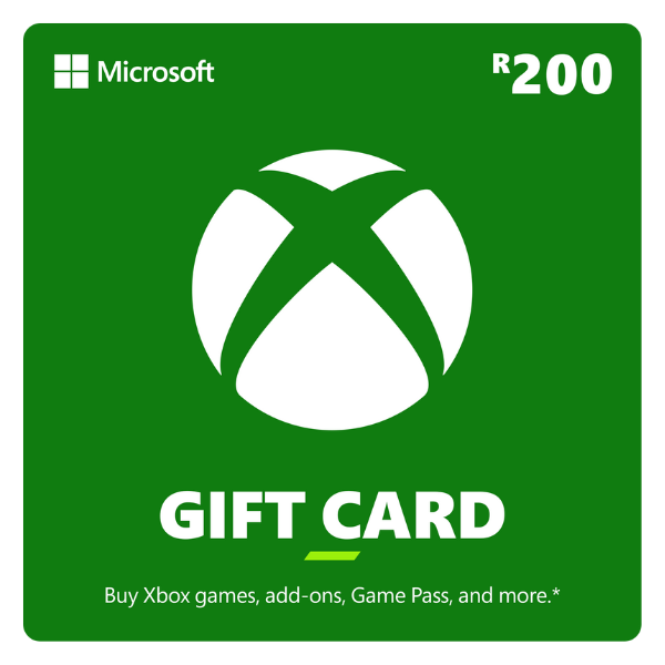 Xbox Gift Card R200 ZAR (Redeemable in South African Xbox Store)