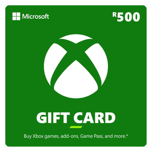 Xbox Gift Card R500 ZAR (Redeemable in South African Xbox Store)