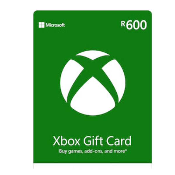 Xbox Gift Card R600 ZAR (Redeemable in South African Xbox Store)