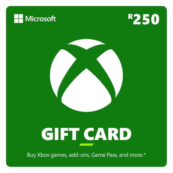 Xbox Gift Card R250 ZAR (Redeemable in South African Xbox Store)